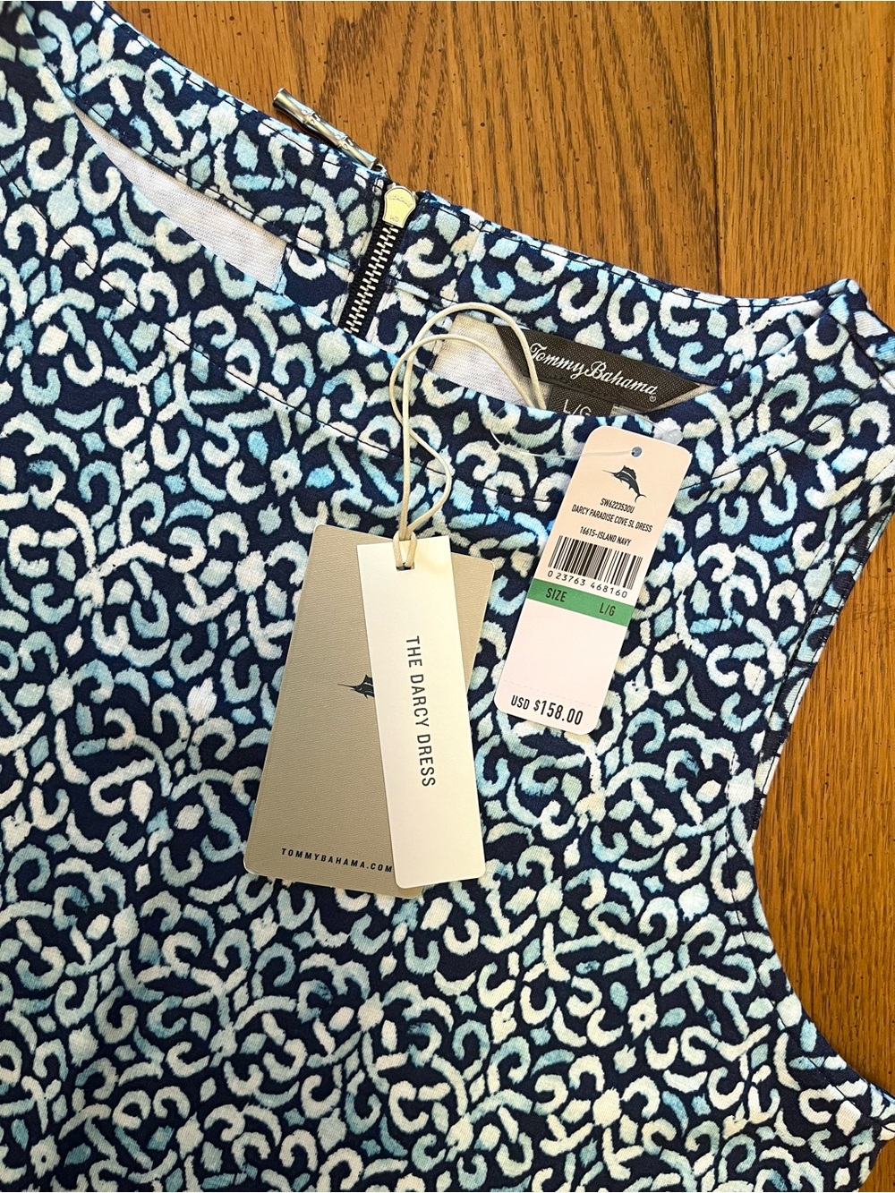 NWT Tommy Bahama Darcy Paradise Cove Print Sleeveless Dress L - Picture 3 of 9